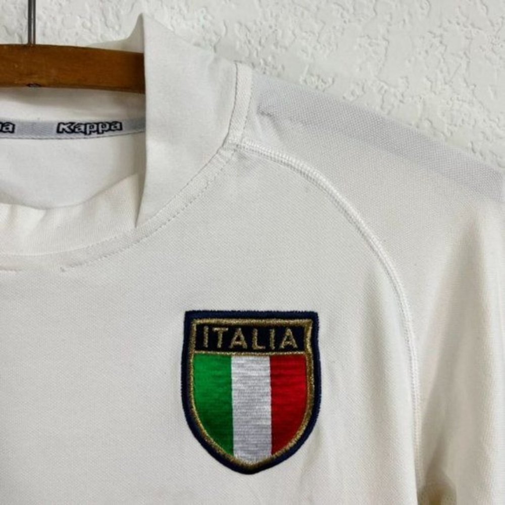 Kappa Italy Team 2002 World Cup Soccer Jersey Away Gara - Picture 2 of 6